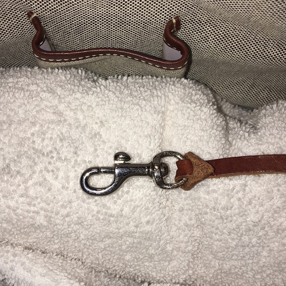 Dooney & Bourke Classic Fabric and Leather Bag - Picture 8 of 10